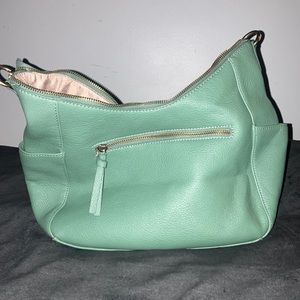Joy tealish green purse